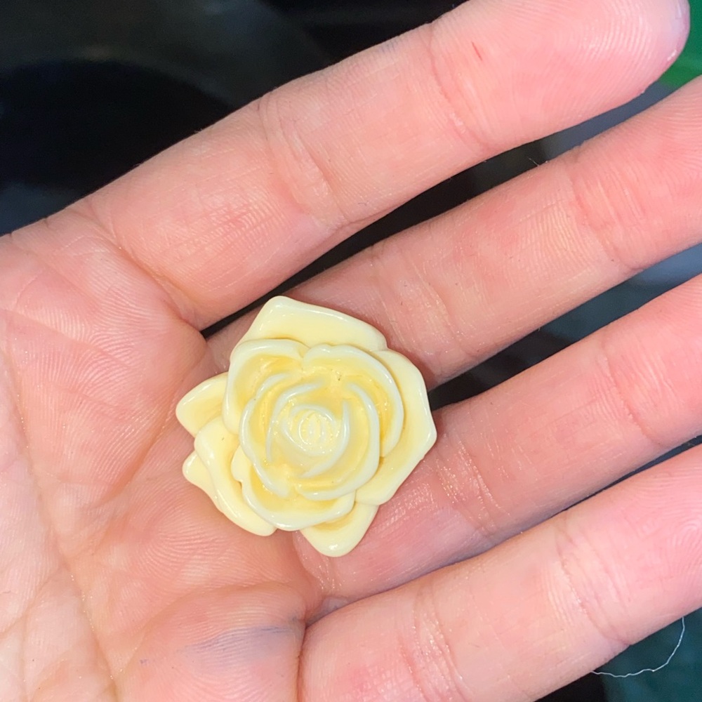 Cherub Cupid Rose 3 Piece Vintage-Style Magnet Set Up-cycled & Handmade 💘 🌹 - Picture 6 of 6
